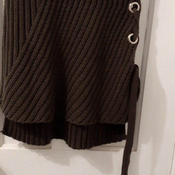 Jennifer Lopez green sweater dress/tunic size Large - Picture 5 of 10